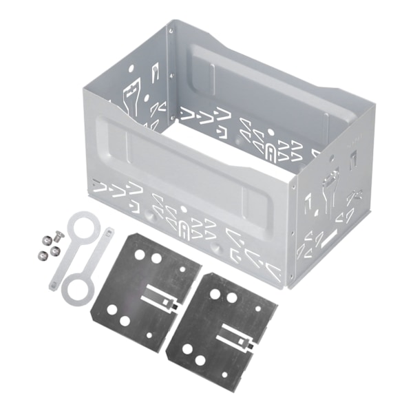 2 Din Universal Radio Ramme Aluminiumlegering Stereo Audio Installationsfascia Passer til B5/MK3/MK4