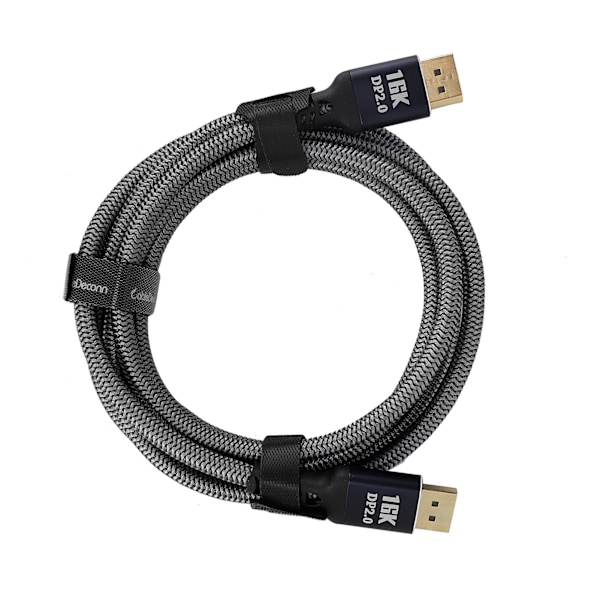 Displayport 2.0-kabel DVI HD-adapterledning 16K ved 60Hz til computer-tv-projektor-skærm 2m/2,2yd