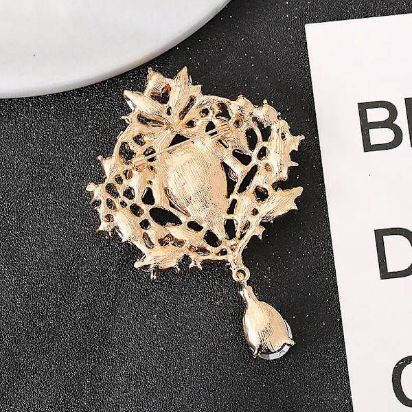 Kristalliriipus Hääkimppu Brooši - Elegantti Asuste Naisten Vaatteille