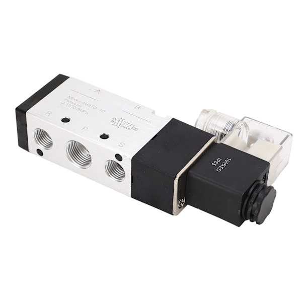 Pneumatisk magnetventil i aluminiumlegering med snabb respons och anti-störning, 2-läges 5-vägs magnetventil för automation AC220V