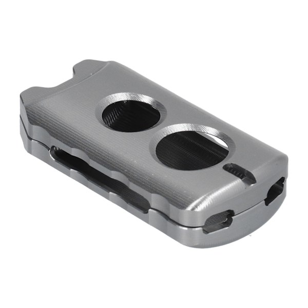 Nøglebeskyttende etui nøglering cover CNC aluminiumlegering passer til Yamaha NVX 125/155 XMAX 250 Aerox 155Grå