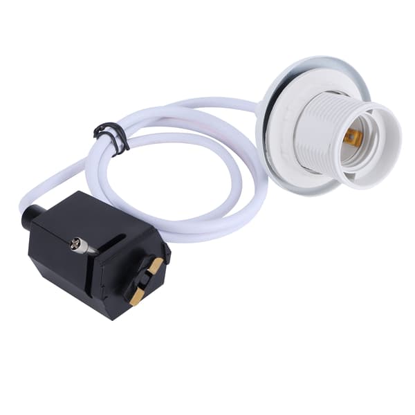 Moderne Pendellampe Smedejern E27 Loft Lysekrone til Stue Bar Kantine 85-265V Hvid