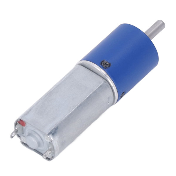 DC 12V Mikromotor med växel, helt i metall, stort vridmoment, hastighetsreduceringsmotor med D-axel, 3000 varv/min, 1:256