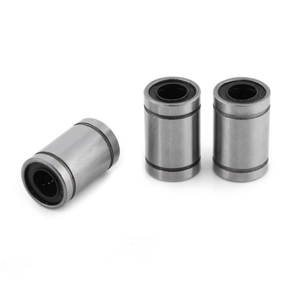 10 st LM8UU 8 mm linjär rörelse kullagerbussning för 8 mm stång 3D-skrivare CNC delar