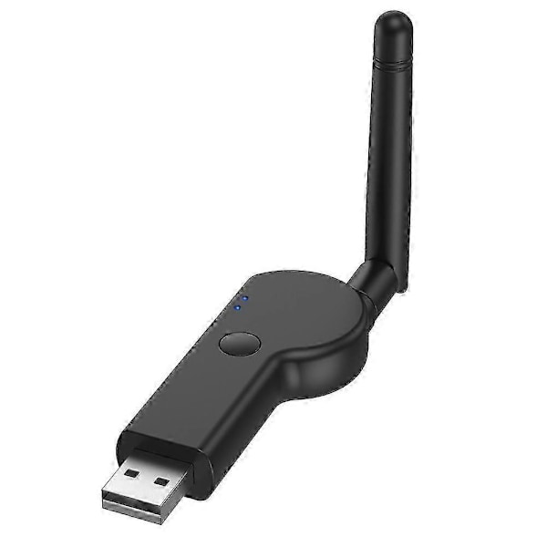USB Bluetooth 5.2 Adapter Bluetooth-Kompatibel 5.2 USB Sändare 3.5mm Extern Antenn Dator
