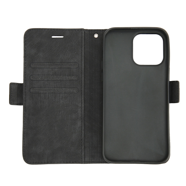 Phone case för Iphone 14 PRO Phone case med magnetstängning PU-läder Flip- cover med korthållare Kickstand
