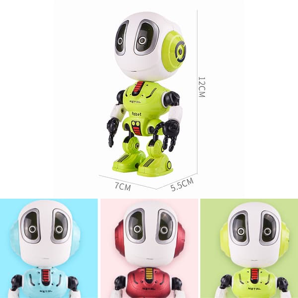 Mini Inspelande Talande Robot för Barn Leksaker Touch Kontroll Leksak Födelsedagspresenter Barn
