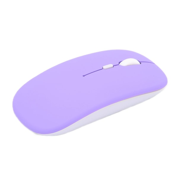 Trådløs mus Smart Mini Bærbar 3 Speed ​​DPI Justerbar Trådløs Mus for Office Bærbar PC Nettbrett Lilla Frosted Single Mode