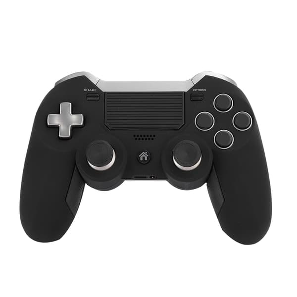Trådlös Bluetooth-spelkontroll för PS4-spelande PC multifunktionella gamepad-tillbehör