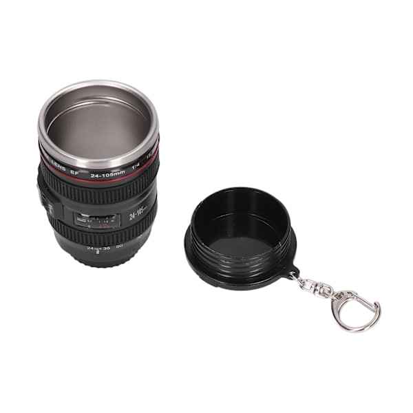 100 ml kameraobjektivmugg i rostfritt stål EF 24-105 mm F 4.0L USM objektivkaffemugg för fotoälskare