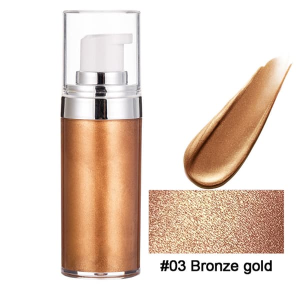 Highlighter Cream Makeup Ansikt Glans Bronzere Kosmetikk Skinnende Kropp Ansiktskontur Krem3#
