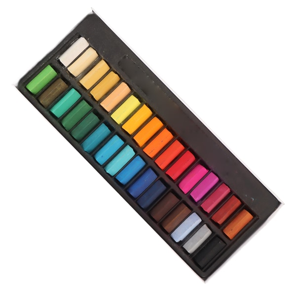 32 väriä Pehmeät pastellit taiteilijoille Pehmeät liitupastellit Tikku askarteluprojekteihin Piirustus Sekoitus Tasoitus Varjostus