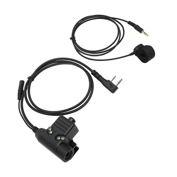 U94 PTT-sovittimen Push to Talk -painike Walkie Talkie Military Headset -liittimen vaihto BAOFENG UV-5R:lle