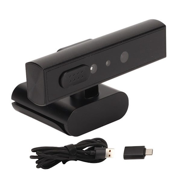 USB-webkamera 1080P FHD vidvinkelobjektiv Plug and Play støyreduksjonsmikrofon PC-kamera for stasjonær bærbar PC videosamtale