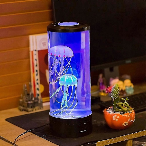 Nye produkter i 2025, USB Manet Nattlys Lava Lampe Skrivebord Nattbordslampe Barn Nattlys