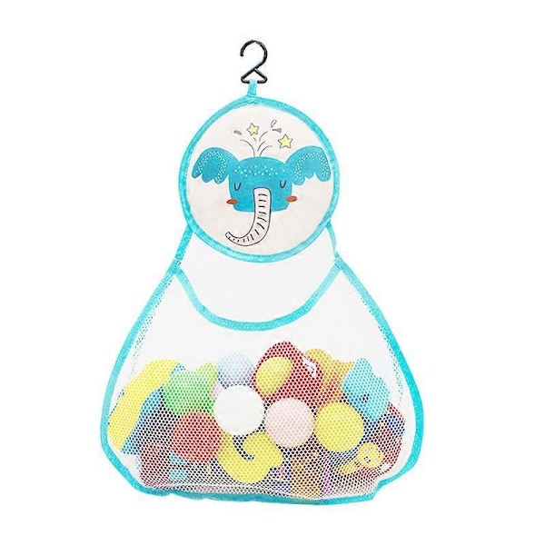 Baby Leksak Mesh Väska Hängande Badleksak Förvaring Badleksak Organizer Nät Leksak Påse Baby Badkar Hållare Badrum Förvaringsbricka Väska Duschkorgar (lphant)