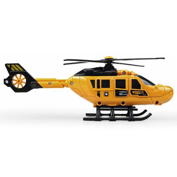 Helikopterlegetøj Høj Simulationshelikopter Legetøjsmodel og Figursæt til Drenge Piger