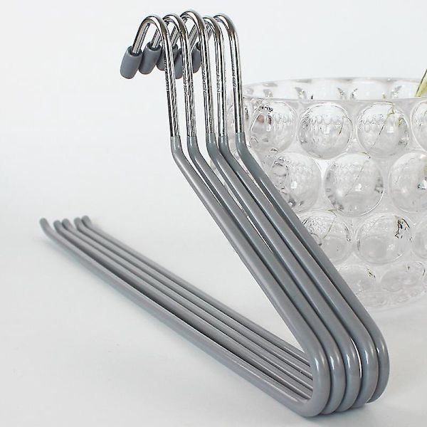 Kreativ skridsikker metalbukser bøjle - grå, 35 cm (2 stk.)