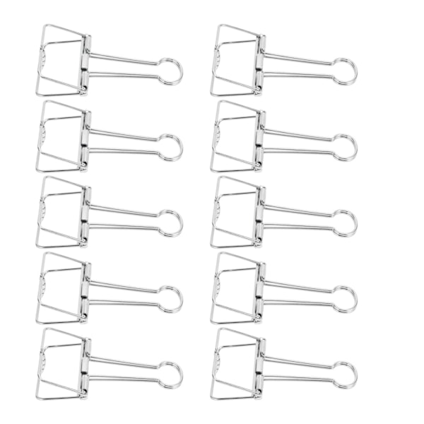 51mm 30 kpl:n nippusiteet, vahva puristusvoima, metalliset onttoperäiset nippusiteet, pienet nippusiteet, paperinippusimet toimistoasiakirjoille, hopea