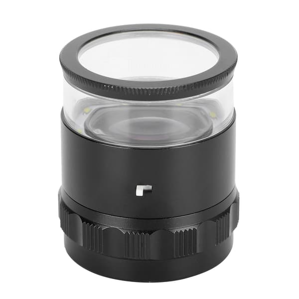 8LED 10X Forstørrelsesglas med Skala Høj Definition Justerbart Forstørrelsesglas