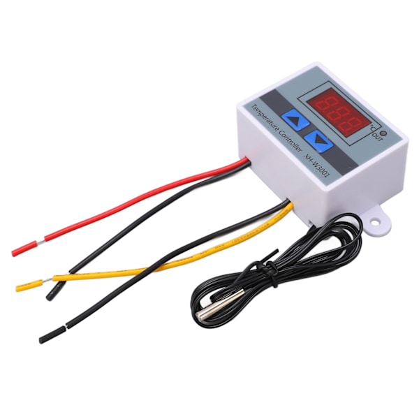 Temperaturregulator -50℃ til 110℃ Temperaturregulator Kontrollbryter Digital Display Termostat 100-220V 1500W