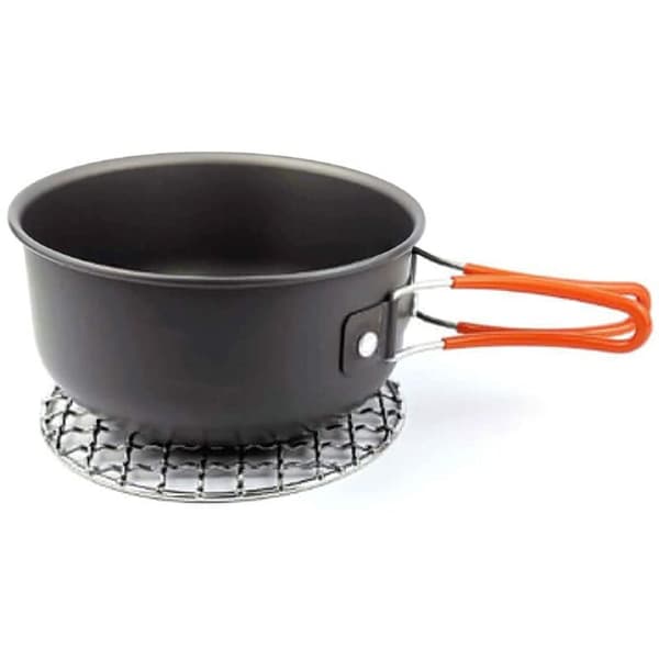 28 cm rundt grillgitter i net, genanvendeligt non-stick kølegitter i rustfrit stål, 280 mm grilltilbehør Light grey