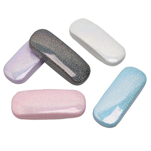 Bärbar Unisex-glasögonfodral med rengöringsduk - 5 stycken