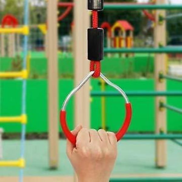 Ninja Course Set tillbehör för färgglada utomhuslekplatser - Gungleksaker för barn pojkar och flickor