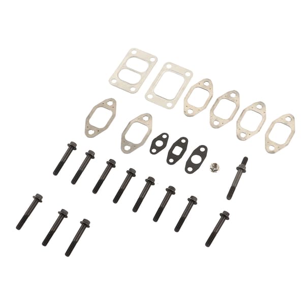 24 stk. eksosmanifoldboltpakningssett metalllegering erstatning for Dodge for Cummins 5.9L 12V