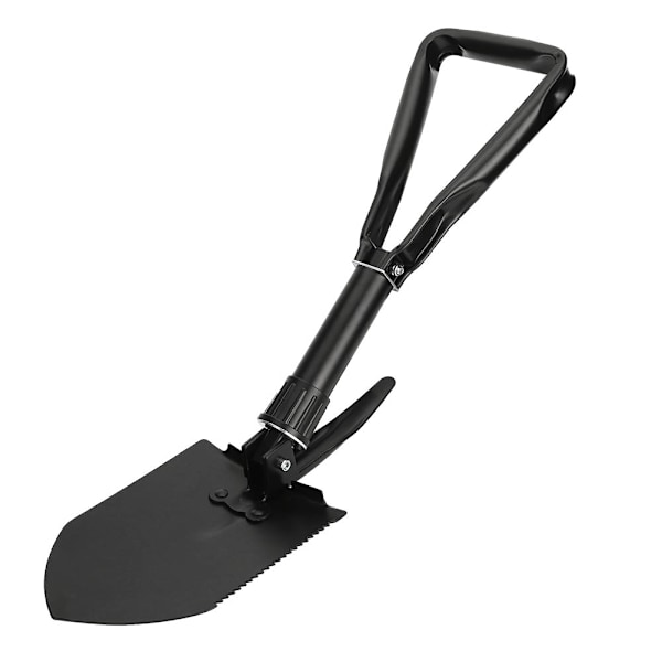 Bærbar sammenklappelig skovl MultiPurpose sammenklappelig spade Entrenching Tool Stor til camping Fritid Klatring Weekend Farm