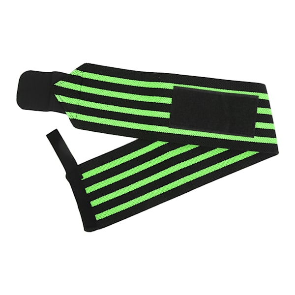 Fitness Vægtløftning Bracer Justerbar Håndledsstøtte Elastisk Håndled Wraps BandagerSort Grøn
