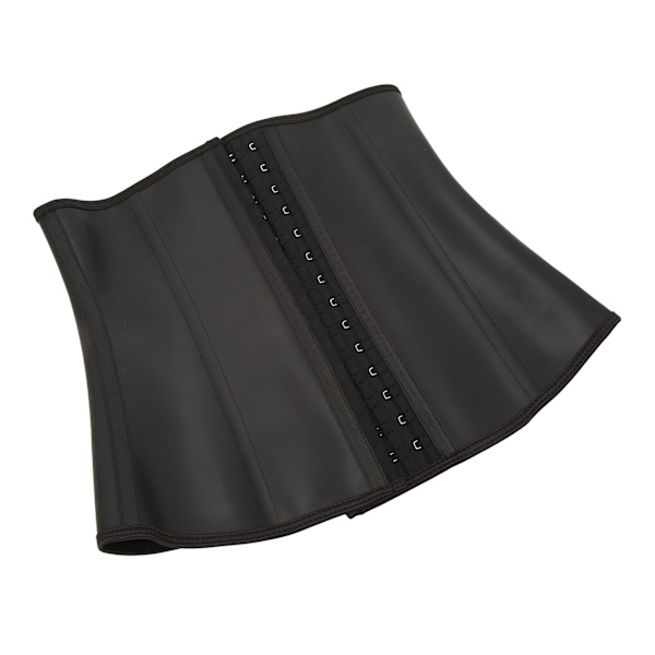 Kvinnor Underbyst Latex Sport Waist Trainer 4-rads krok Kroppsform Bär Korsett S
