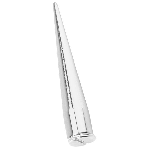 Metal Spike nitter og nitter - 7 mm - 10 sæt - Skrue tilbage - DIY læder håndværk Silver