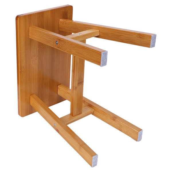 Multipurpose Small Bamboo Pall Låg Pall Barn Bänk för Hem Vardagsrum Tillbehör M Rektangel