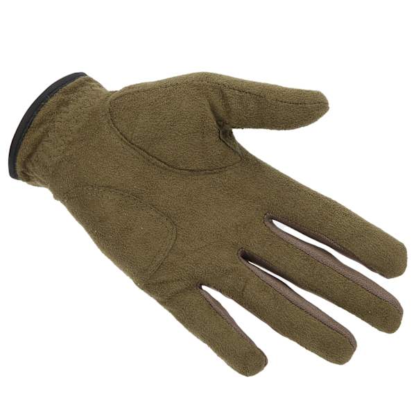 Venstrehånds golfhandsker i mikrofiber, svedabsorberende, bløde, åndbare golfhandsker, armygrøn 25#