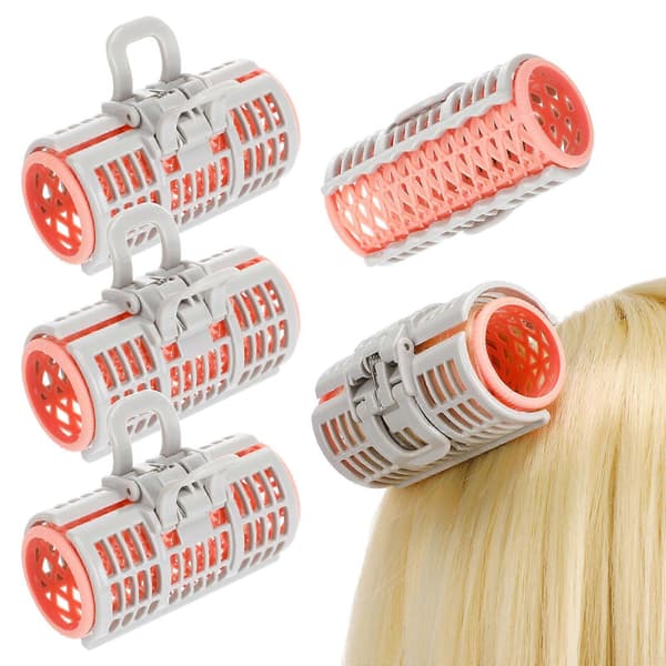 6st Hair Rollers Spring Clip Curling Iron DIY Hair Rollers Wavy Hair Styling Tools