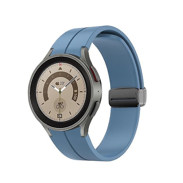 Blåsvart spänne sportrem för Samsung Watch 4 44mm