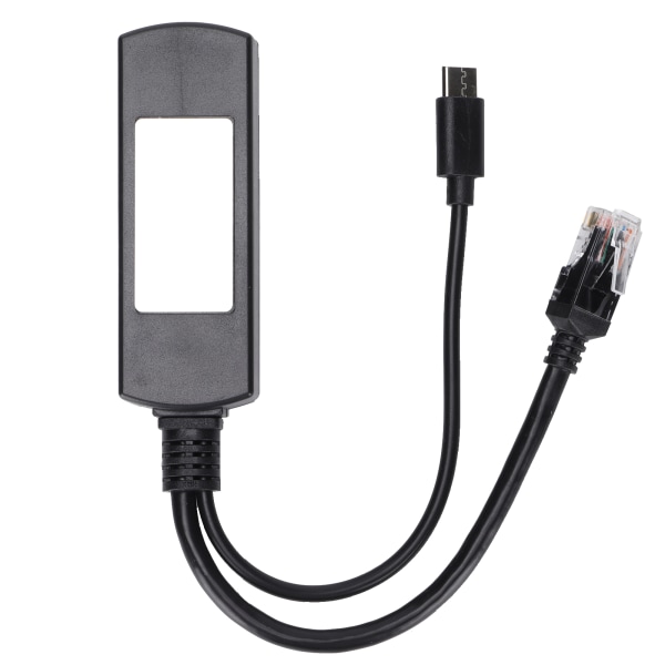 POE Splitter Typ C Interface Isolation Protection Support IEEE 802.3af 5V 2.4A Splitter för hem Skolor Kontor