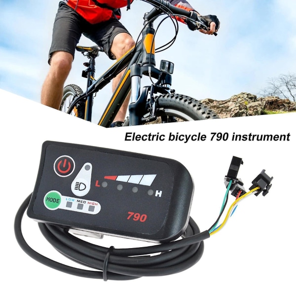 Robust letvægts E-Bike 24v kontrolpanel med Speed ​​Display