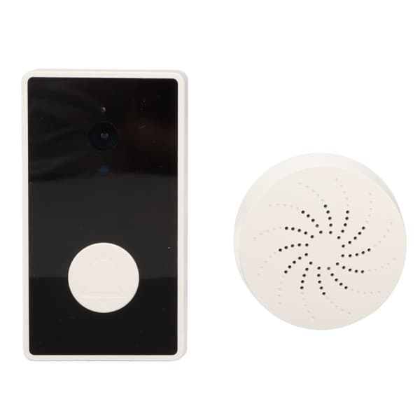 Trådlös videodörrklocka 2-vägs röstintercom mörkerseende fjärrstyrd smart Bluetooth WiFi-kamera dörrklocka med ringklocka