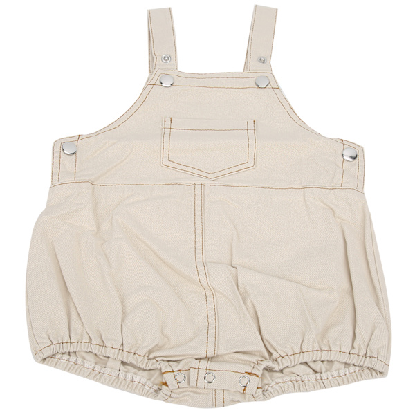 Unisex Spädbarns Romper Bomull Ärmlös En Delad Jumpsuit Kläder för 0-2 År Gammal Baby Aprikos 66cm