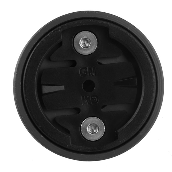 Hållbar aluminiumlegering cykel Cykel fast stam Top Cap Datorfäste för Garmin Black