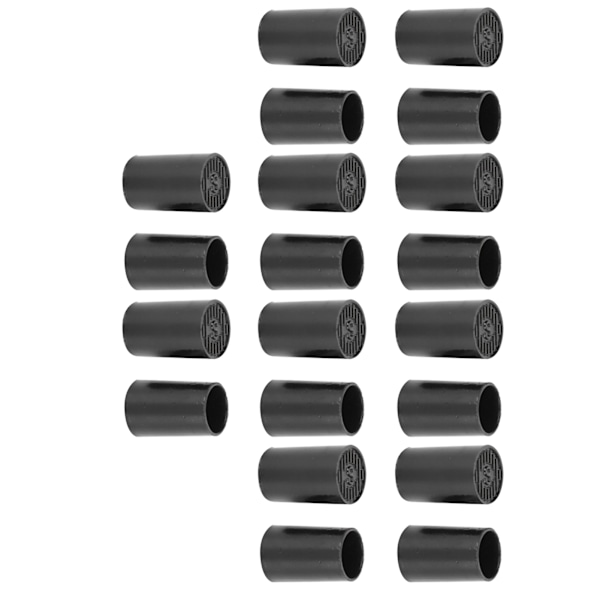 10 par högklackade spetsar Svarta CPU-polyuretanskor Reparationsersättningssatser Inre diameter 10 mm