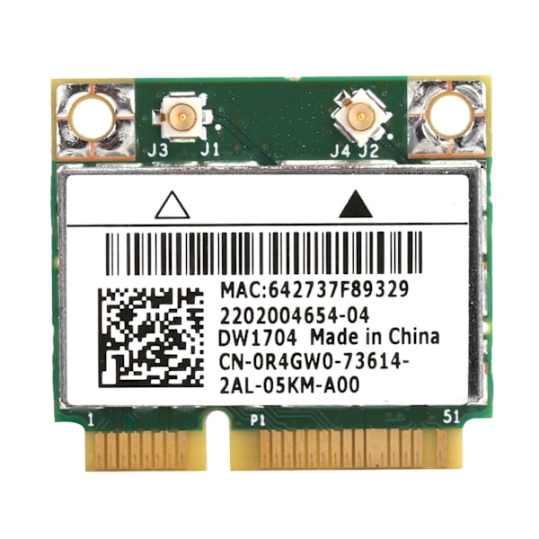 Langaton verkkokortti Mini PCI-E Wifi Bluetooth -sovitin Dell xps 2710 17tr bcm943142hm