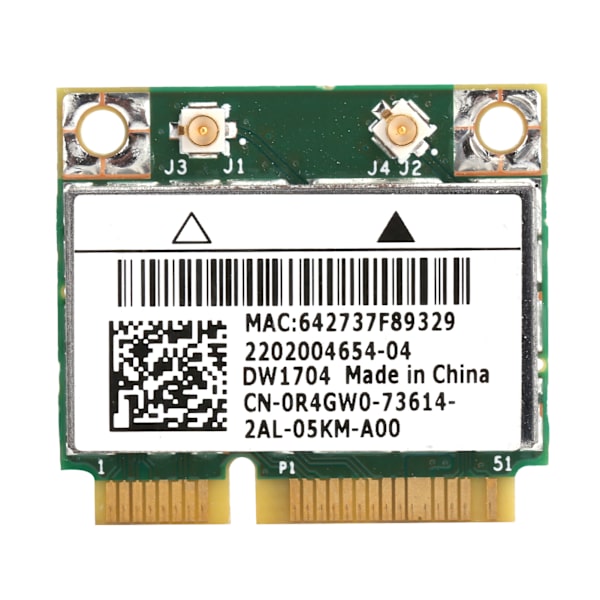 Langaton verkkokortti Mini PCI-E Wifi Bluetooth sovitin Dell xps 2710 17tr bcm943142hm