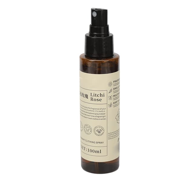 Lychee Rose Duft Tøy Oppfrisker Spray Luktfjerner Fin Mist Lett Duft Klesvask Duft Spray 100ml