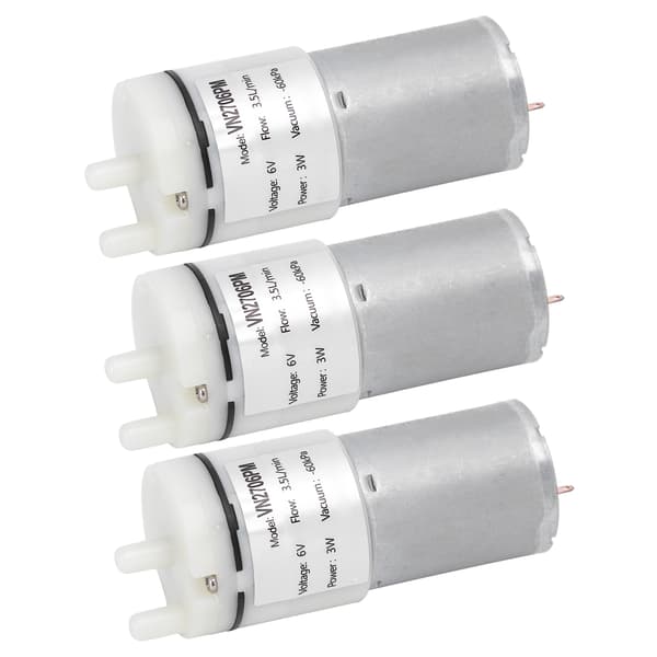 3 st Micro Vattenpump Mini Dränkbar Motor Akvarium Lufttillbehör DC6V VN2706PM