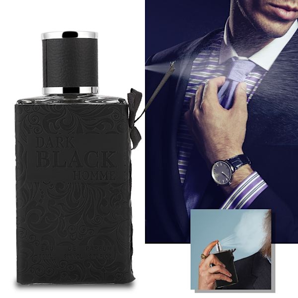 JEAN MISS French Men Doft Långvarig Cologne Parfym Födelsedagspresent 80ML (YT-1761 Black)
