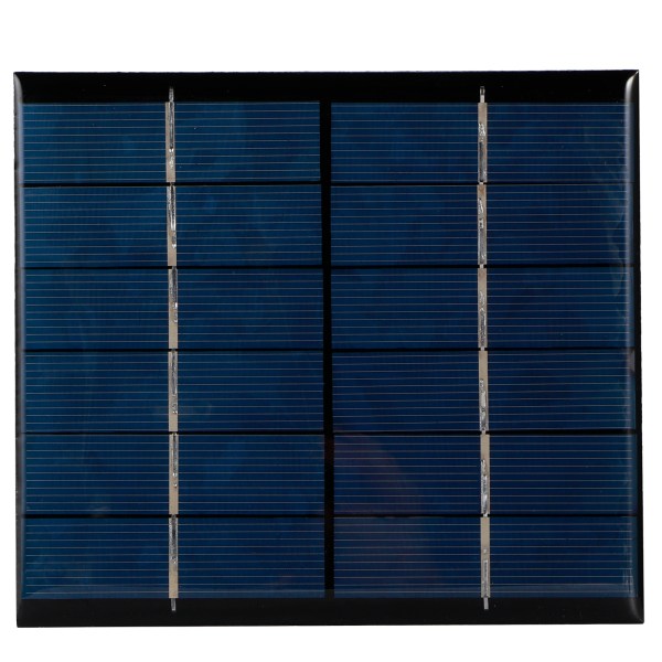 2,5W 6V mini polysilisium solcellepanel DIY små solcellebrettmodul for solar lekelamper