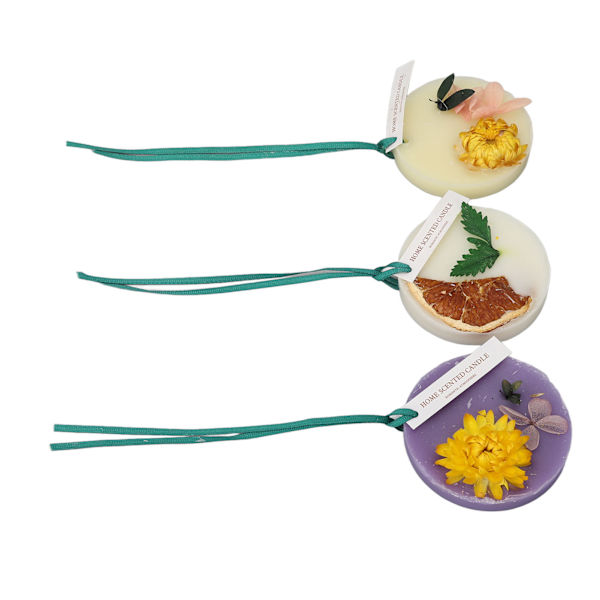 3 st Aromaterapivaxtablett Bärbar Långvarig Doft Doftande Solid Aroma Wax Tablett